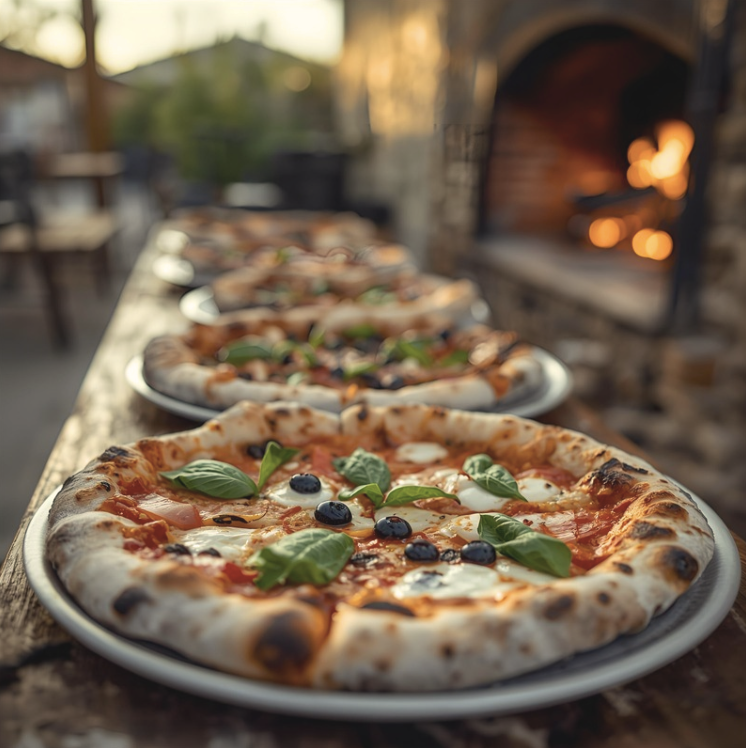 Indoor seating area at The Taphouse featuring wooden architecture and spacious table arrangements