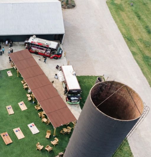 Interior of the Cider Nook at The Taphouse, a cozy semi-private space with seating for small groups