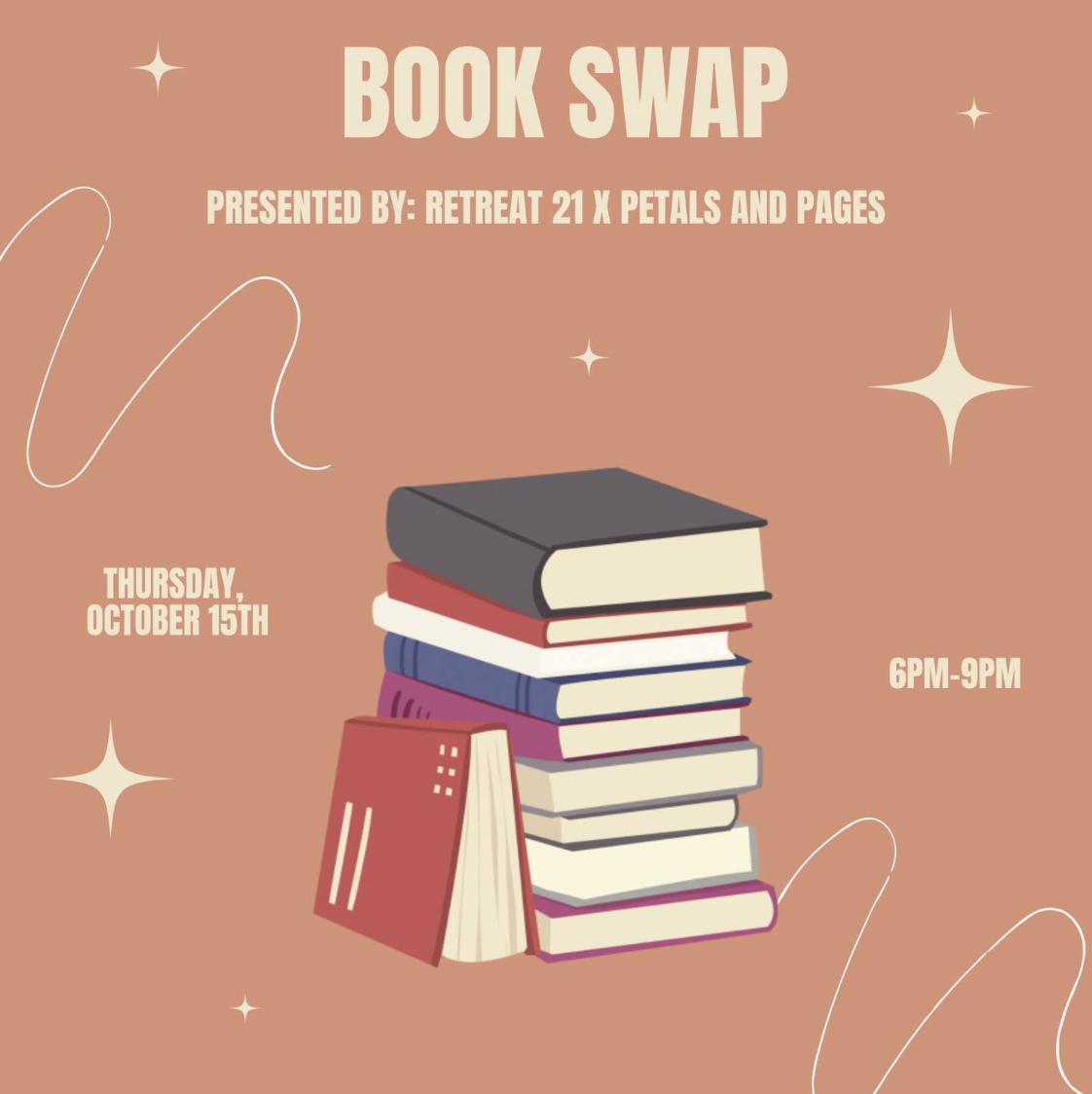 BOOKSWAP live music saturdays at the Retreat 21 Taphouse